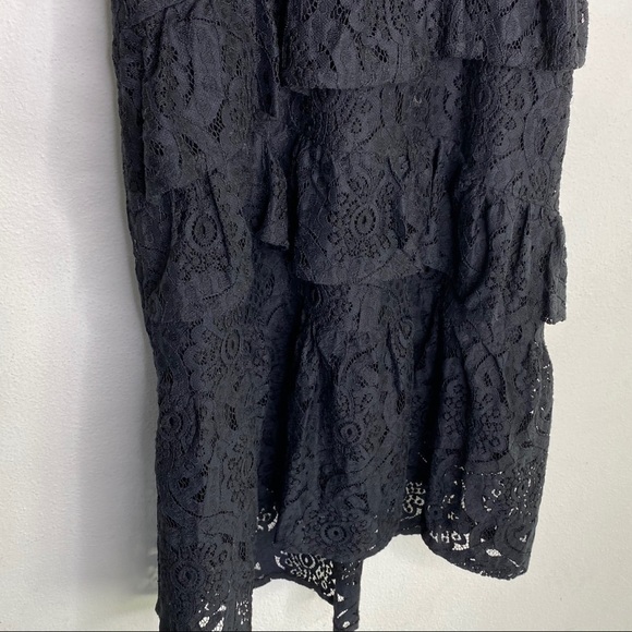 Foxiedox Ruffle Lace High/Low dress - Picture 6 of 11